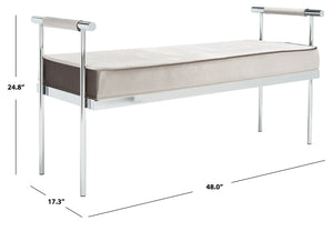 Pim Long Rectangle Bench W/ Arms