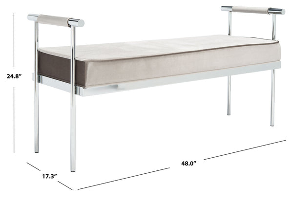 Pim Long Rectangle Bench W/ Arms