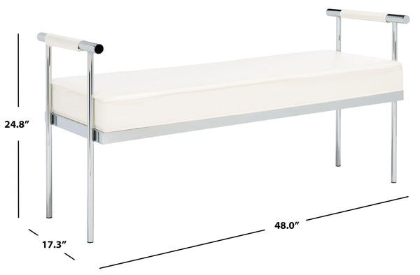 Pim Long Rectangle Bench W/ Arms