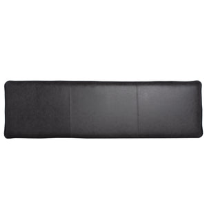 Kara Cushioned X Bench in Grey / Black