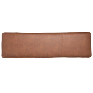 Kara Cushioned X Bench in Brown / Black