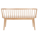 Safavieh Blanchard Spindle Bench Natural Rubber Wood BCH8500A