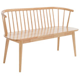 Safavieh Blanchard Spindle Bench Natural Rubber Wood BCH8500A