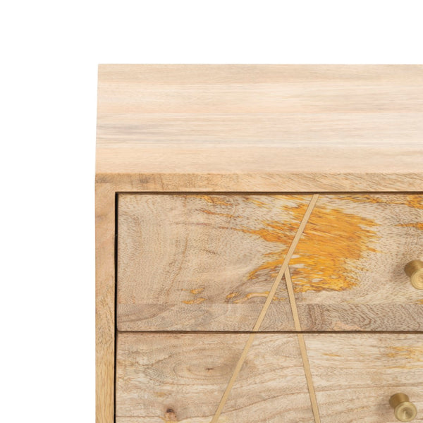 Safavieh Taft 2 Drawer Cushioned Seated Bench Natural / Grey Fabric  Wood BCH9000A