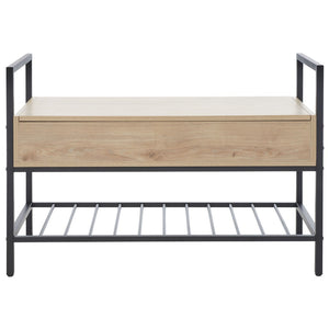 Safavieh Rhonwen Storage Bench  Sand / Black BCH9300A