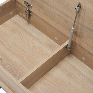 Safavieh Rhonwen Storage Bench  Sand / Black BCH9300A