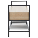 Safavieh Rhonwen Storage Bench  Sand / Black BCH9300A