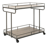 Dawson 2 Tier Rectangle Bar Cart