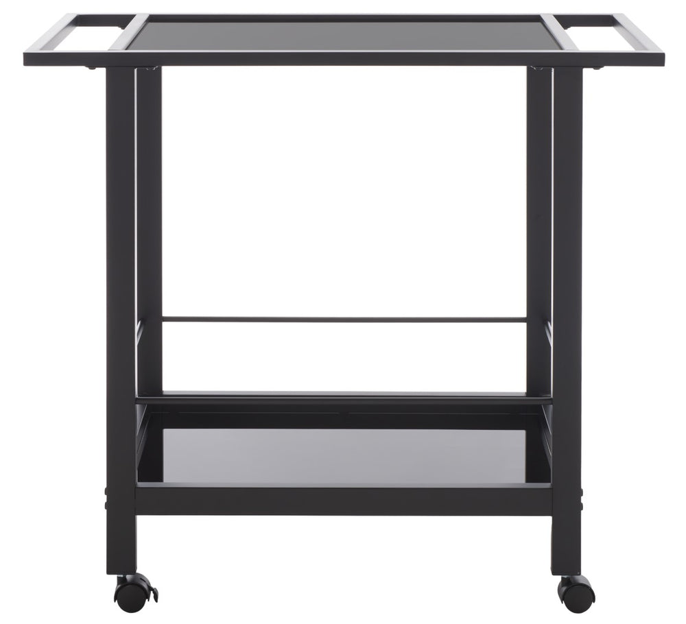 Gaelle Two-Tier Bar Cart with Handles - Modern Design, UV Resistant, Perfect for Entertaining Guests