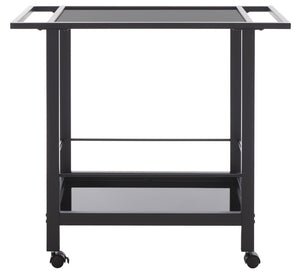 Gaelle Two-Tier Bar Cart with Handles - Modern Design, UV Resistant, Perfect for Entertaining Guests