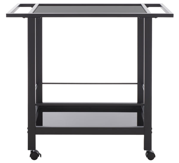 Gaelle Two-Tier Bar Cart with Handles - Modern Design, UV Resistant, Perfect for Entertaining Guests