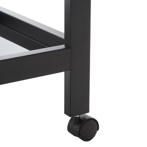 Gaelle Two-Tier Bar Cart with Handles - Modern Design, UV Resistant, Perfect for Entertaining Guests