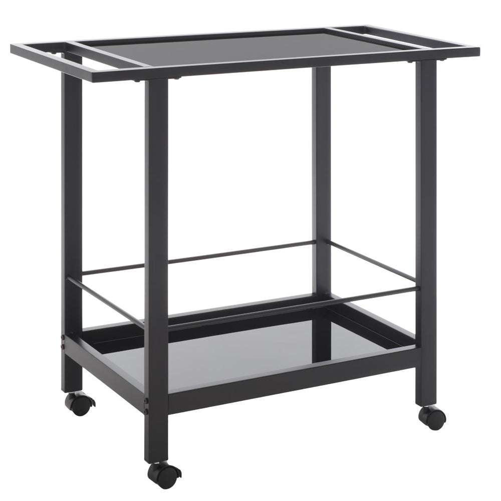 Gaelle Two-Tier Bar Cart with Handles - Modern Design, UV Resistant, Perfect for Entertaining Guests