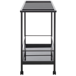 Gaelle Two-Tier Bar Cart with Handles - Modern Design, UV Resistant, Perfect for Entertaining Guests