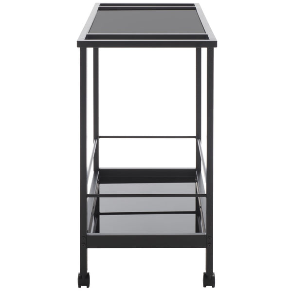 Gaelle Two-Tier Bar Cart with Handles - Modern Design, UV Resistant, Perfect for Entertaining Guests