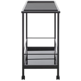 Gaelle 2 Tier Bar Cart With Handles