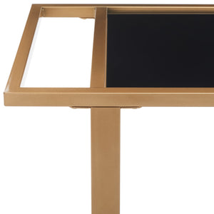 Gaelle Two-Tier Bar Cart with Handles - Modern Design, UV Resistant, Perfect for Entertaining Guests