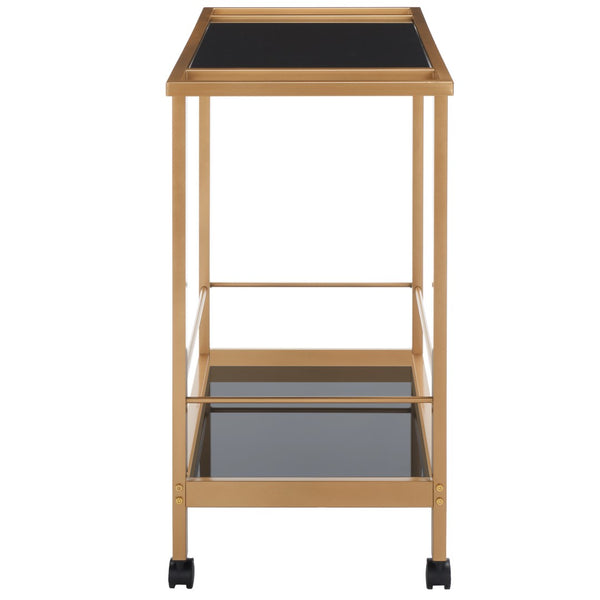 Gaelle Two-Tier Bar Cart with Handles - Modern Design, UV Resistant, Perfect for Entertaining Guests