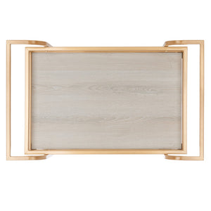 Lameris Stylish Two-Tier Bar Cart with Curved Handles for Elegant Entertaining and Storage Solutions