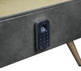 Doris Industrial Nightstand with USB Port & Electric Lock  BD00440-ACME
