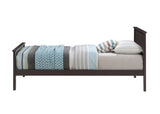 Bungalow Contemporary/Casual Twin Bed Chocolate Finish BD00494-ACME