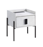 Metis Industrial Nightstand with USB Port & Electric Lock