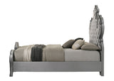 Perine Contemporary Queen Bed Gray Velvet(#AR108) BD01062Q-ACME