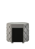 Perine Contemporary Nightstand Gray Velvet(#AR108) BD01063-ACME