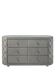 Perine Contemporary Dresser Gray Velvet(#AR108) BD01065-ACME