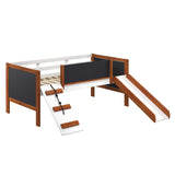 Aurea Transitional Twin Loft Bed w/Slide  BD01409-ACME