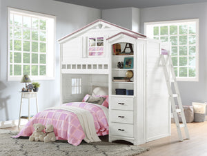 Tree House Cottage Twin Loft Bed  BD01415-ACME