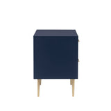 Gloria Two Drawer Night Stand Navy