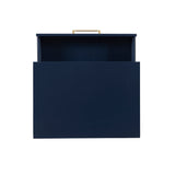 Gloria Two Drawer Night Stand Navy