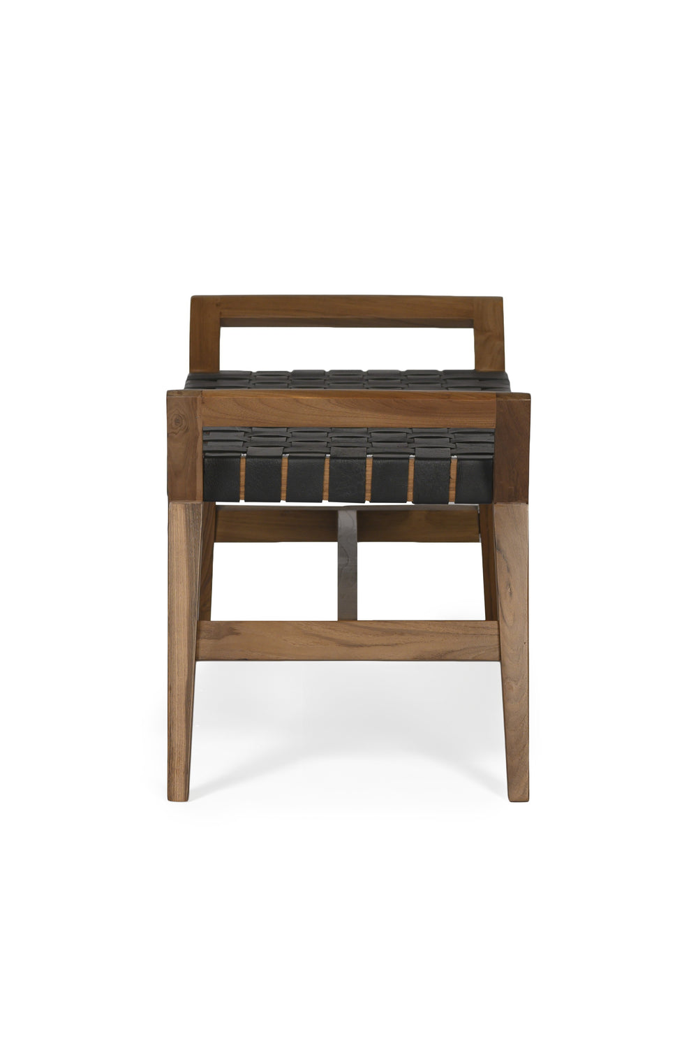 Cove Bench - Black Leather