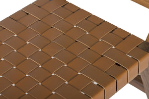 Cove Bench - Brown Leather