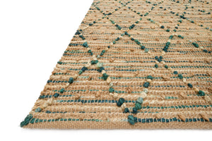 Loloi Beacon BU-03 60% Jute, 40% Cotton Hand Woven Contemporary Rug BEACBU-03AQ0093D0