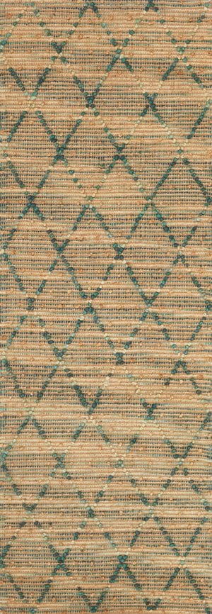 Loloi Beacon BU-03 60% Jute, 40% Cotton Hand Woven Contemporary Rug BEACBU-03AQ0093D0