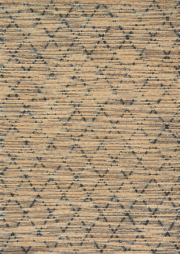 Loloi Beacon BU-03 60% Jute, 40% Cotton Hand Woven Contemporary Rug BEACBU-03NV0093D0
