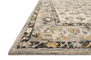 Loloi Beatty BEA-01 100% Wool Hooked Traditional Rug BEATBEA-01GYIV93D0