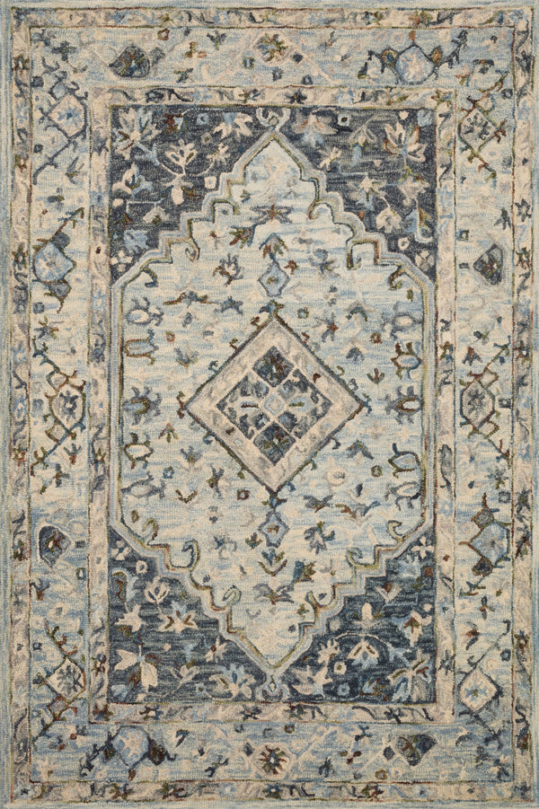 Loloi Beatty BEA-01 100% Wool Hooked Traditional Rug BEATBEA-01LBBB93D0