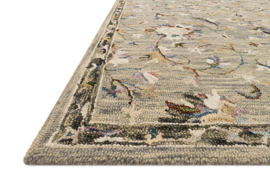 Loloi Beatty BEA-03 100% Wool Hooked Traditional Rug BEATBEA-03GYML93D0