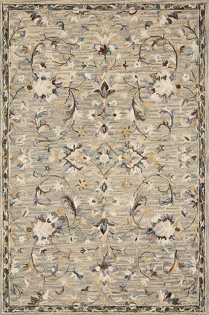 Loloi Beatty BEA-03 100% Wool Hooked Traditional Rug BEATBEA-03GYML93D0