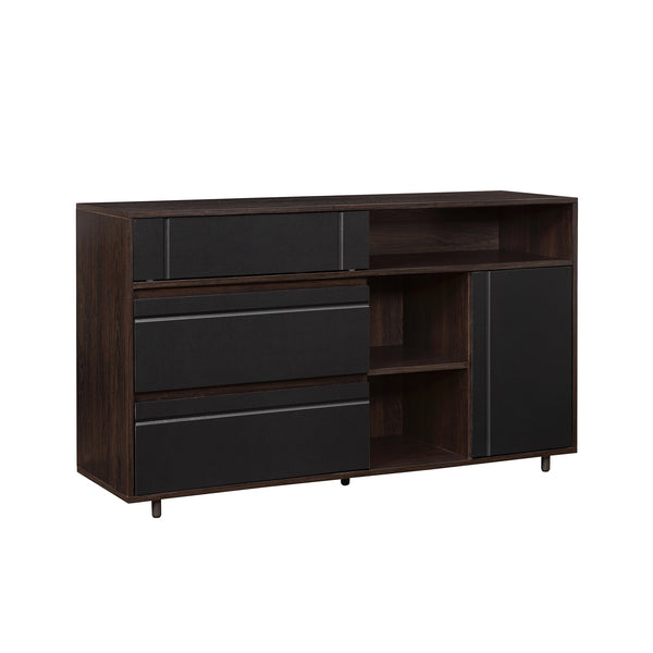 Walker Edison Beckett Contemporary/Transitional 52" Contemporary Storage Sideboard BEC52SBDESB