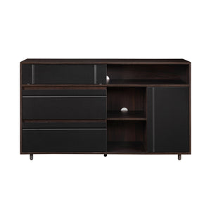 Walker Edison Beckett Contemporary/Transitional 52" Contemporary Storage Sideboard BEC52SBDESB