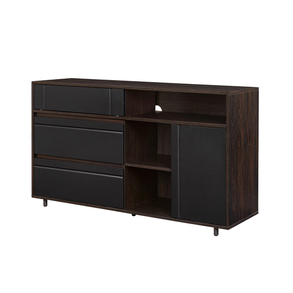 Walker Edison Beckett Contemporary/Transitional 52" Contemporary Storage Sideboard BEC52SBDESB