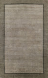 Momeni Beckton BEC-1 Hand Loomed Contemporary Border, Solid Indoor Area Rug Grey 9' x 12' BECKTBEC-1GRY90C0