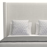 Nativa Interiors Aylet Plain Upholstered Medium 67" Solid + Manufactured Wood / Revolution Performance Fabrics® Commercial Grade Panel Bed Off White Queen - 71.00"W x 86.00"D x 67.00"H