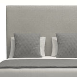 Nativa Interiors Moyra Plain Upholstered Medium 67" Solid + Manufactured Wood / Revolution Performance Fabrics® Commercial Grade Panel Bed Grey Queen - 65.00"W x 86.00"D x 67.00"H