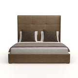 Moyra Elegant Tufted Upholstered Bed with Revolution Performance Fabrics for Ultimate Comfort and Style