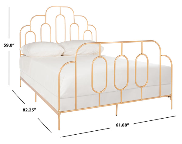 Safavieh Paloma Metal Retro Bed BED6201D-Q